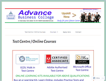 Tablet Screenshot of advancetrain.net